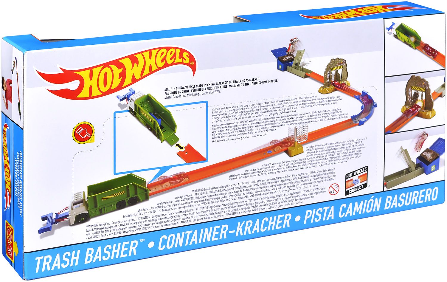 Mattel Hot Wheels Kit De Baza Cu Cos De Gunoi Ozone Ro