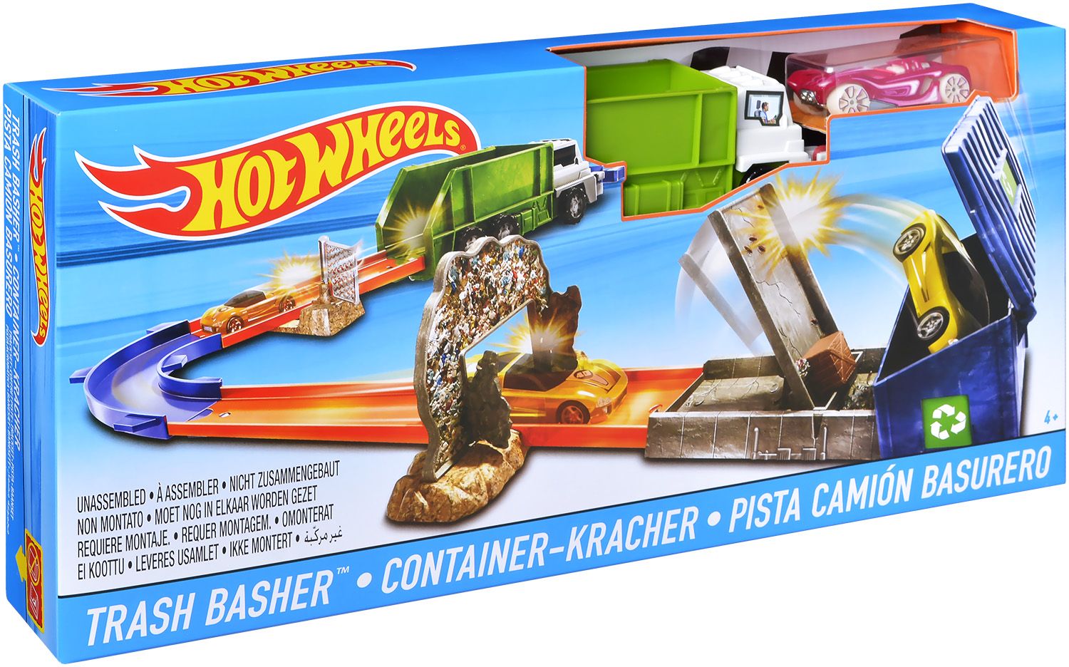 Mattel Hot Wheels Kit De Baza Cu Cos De Gunoi Ozone Ro