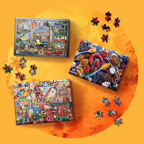 Obțineți 3 puzzle-uri la 125.99 lei