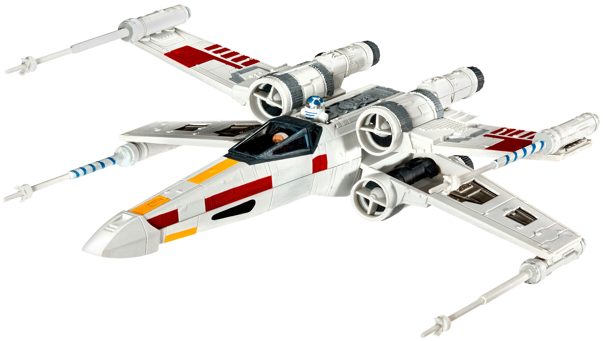 Model asamblat al unei nave spațiale  Revell Star Wars: Episode VII - X-Wing Fighter (03601)