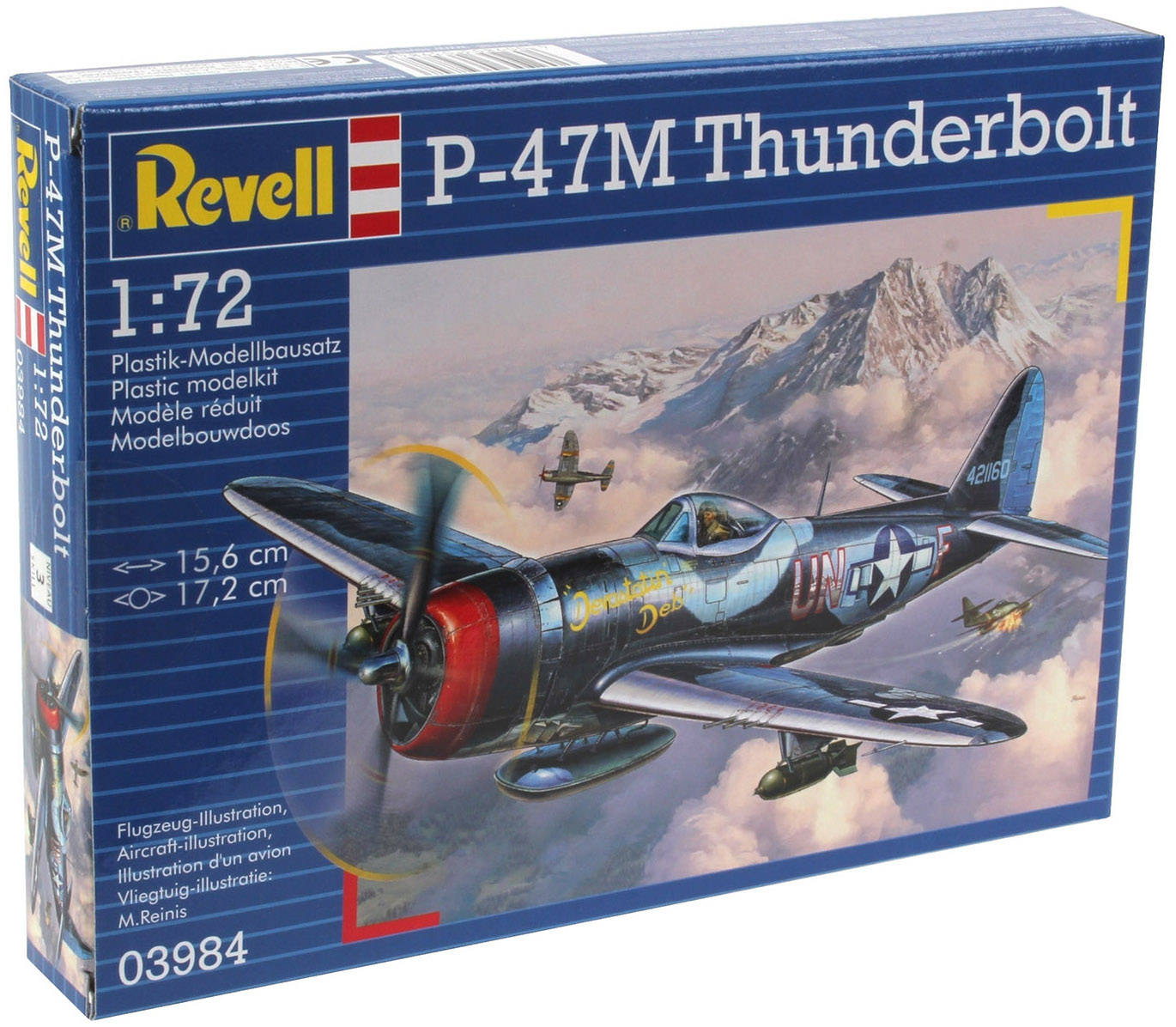 Model asamblat de avion militar  Revell - P-47 M Thunderbolt (03984)