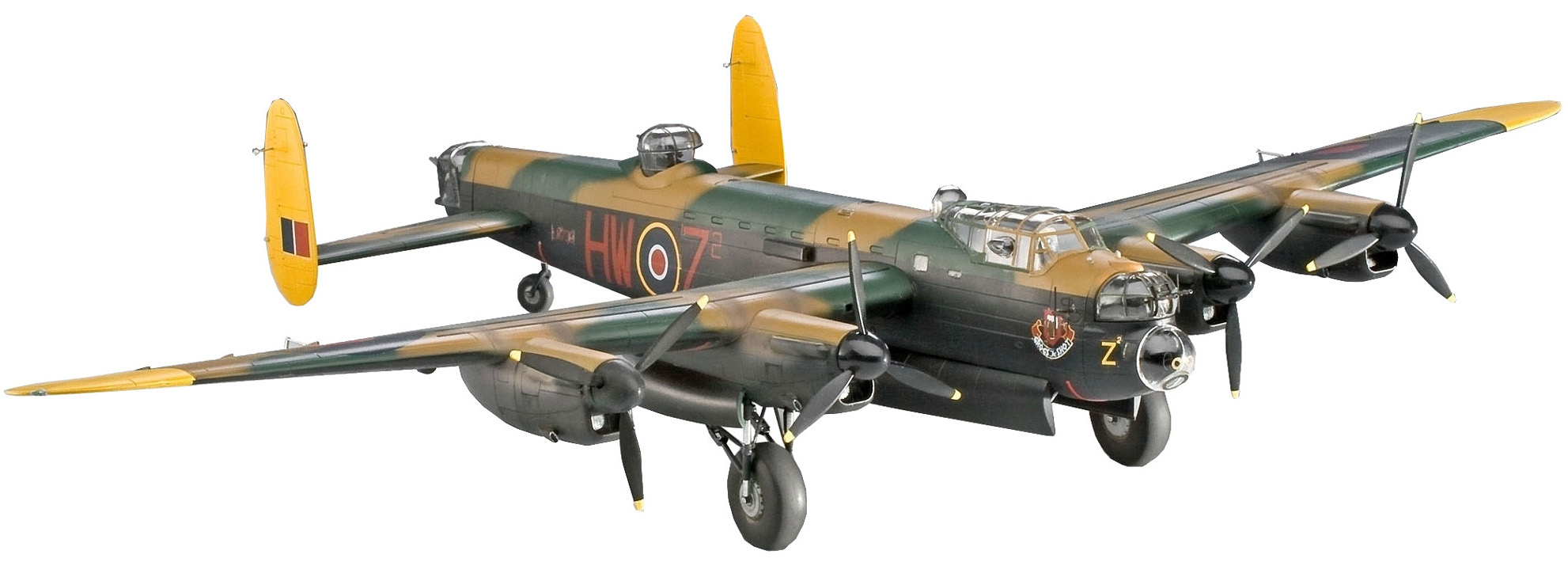 Model asamblat de avion militar Revell - Avro Lancaster Mk.I/III (04300)