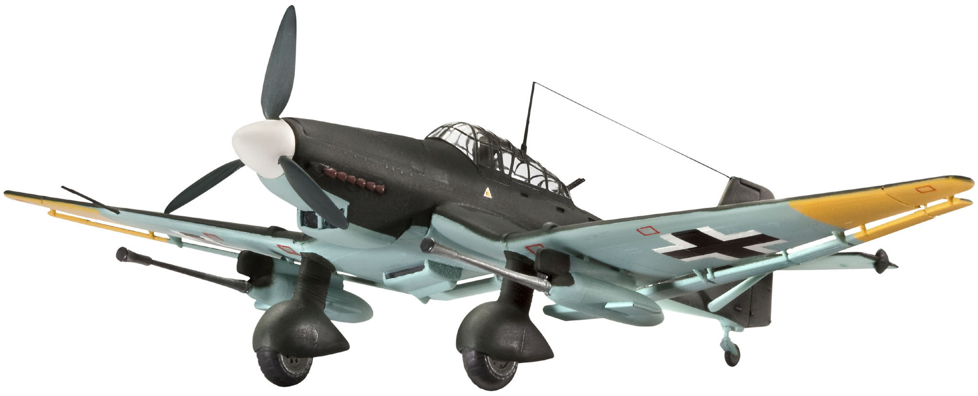 Model asamblat de avion militar Revell Junkers - Ju 87 G/D Tank Buster (04692)