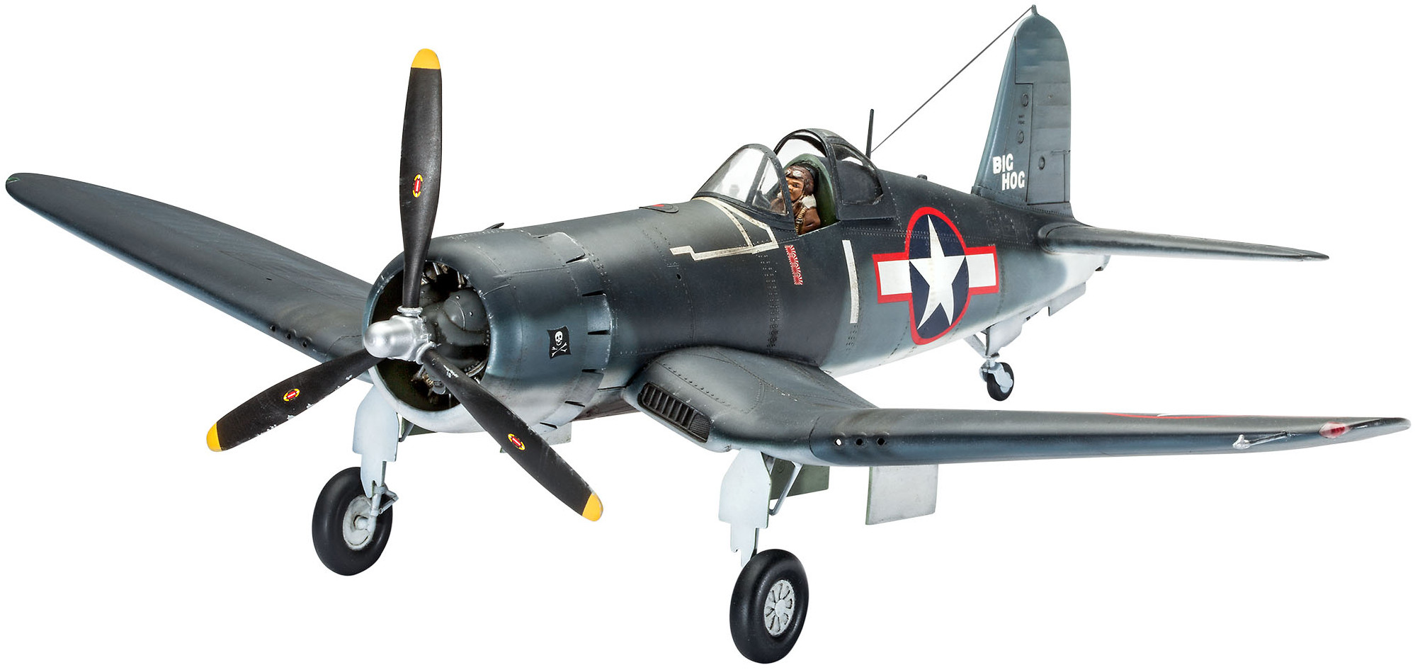Model pentru asamblare de avion militar Revell - Vought F4U-1A Corsair (4781)