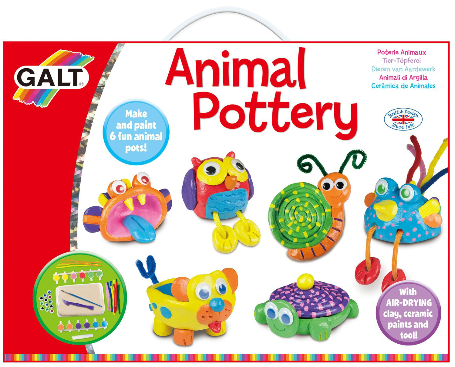Set Creare Animale Din Lut Pentru Copii 6+ Multicolor - imagine 2