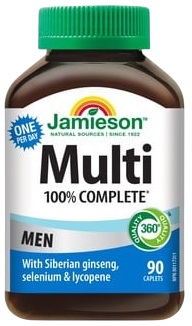 100% Complete Multi For Men, 90 tablete, Jamieson