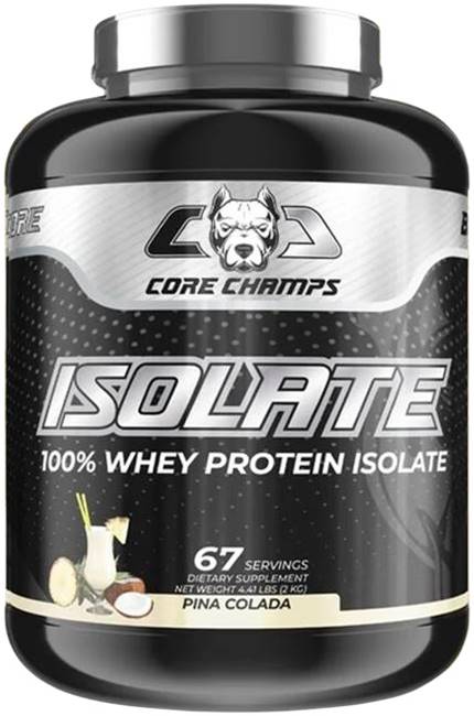 100% Whey Isolate, pina colada, 2000 g, Core Champs by Kai Greene