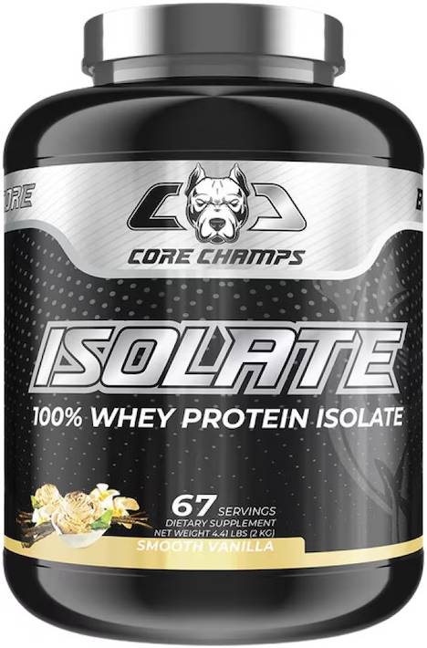 100% Whey Isolate, vanilie, 2000 g, Core Champs by Kai Greene