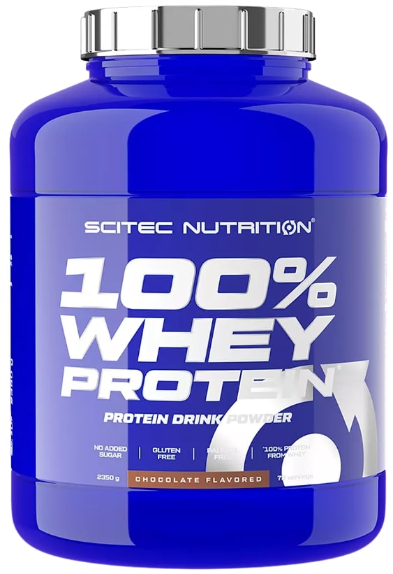 100% Whey Protein, ciocolată cu lapte, 2350 g, Scitec Nutrition