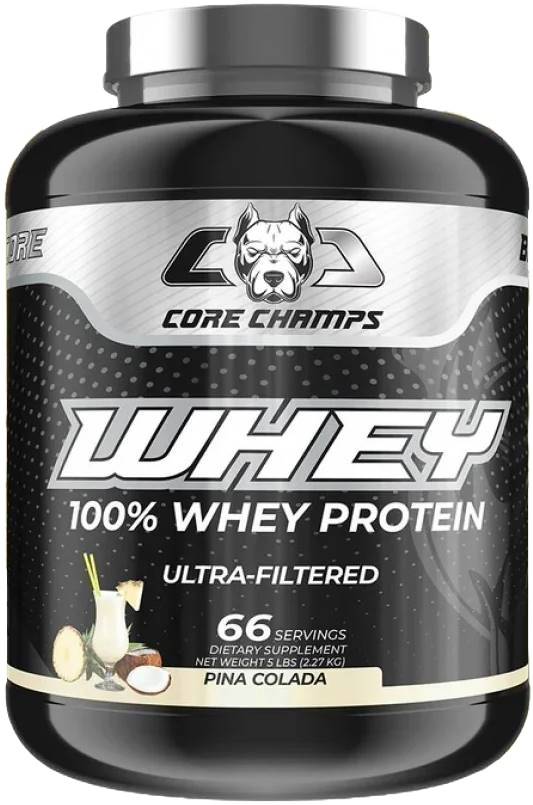 100% Whey Protein Ultra-Filtered, pina colada, 2270 g, Core Champs by Kai Greene