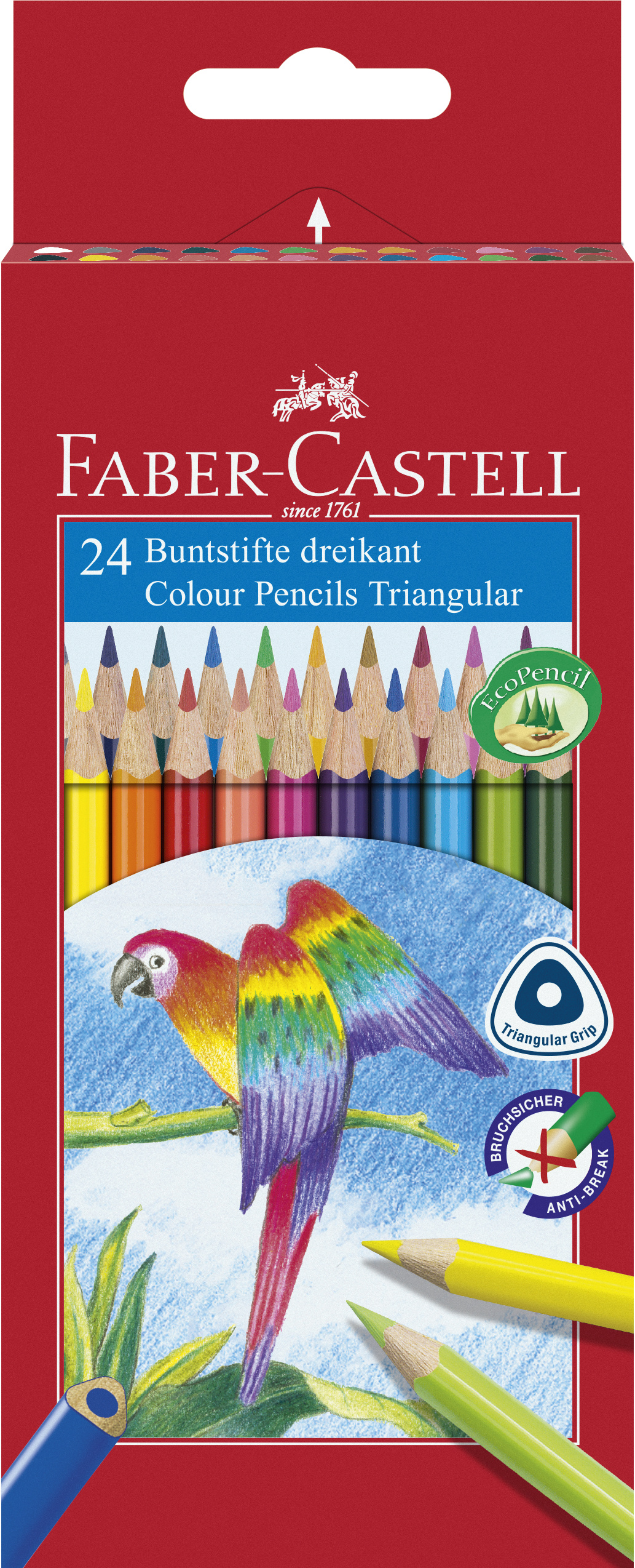 Set creioane colorate Faber-Castell - 24 bucati
