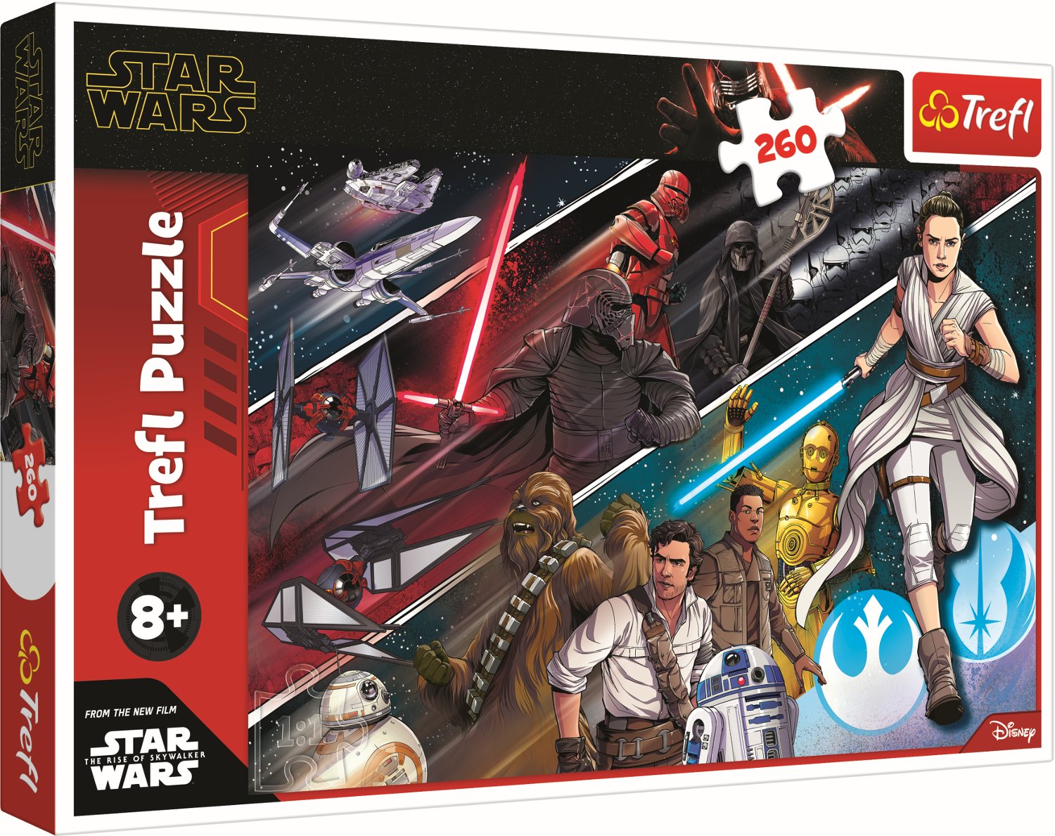 Puzzle Trefl din 260 de piese - Intr-o galaxie indepartata, Star Wars
