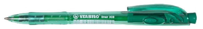 Pix mecanic Stabilo - Liner, 0.38 mm, verde