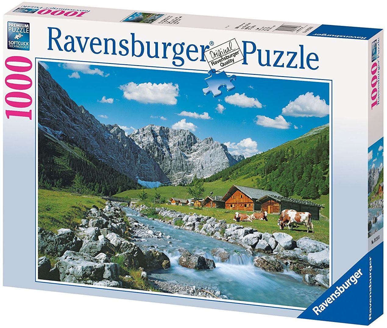 Puzzle Ravensburger de 1000 piese - Muntii din Austria