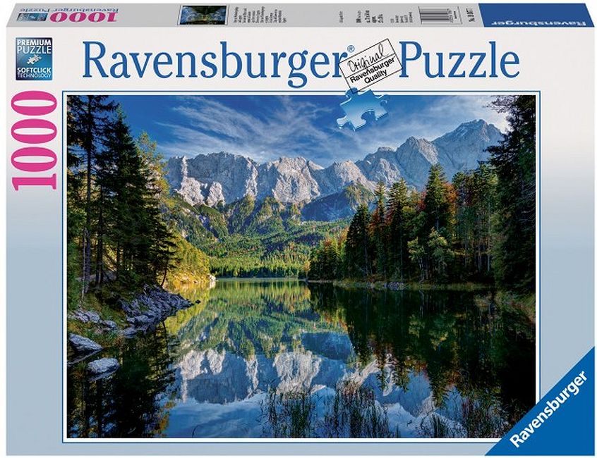 Puzzle Ravensburger de 1000 piese - Lacul Eibsee, Germania
