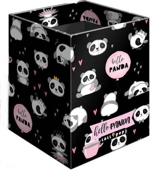 Suport de creioane pentru birou Lizzy Card – Hello Panda, Lollipop