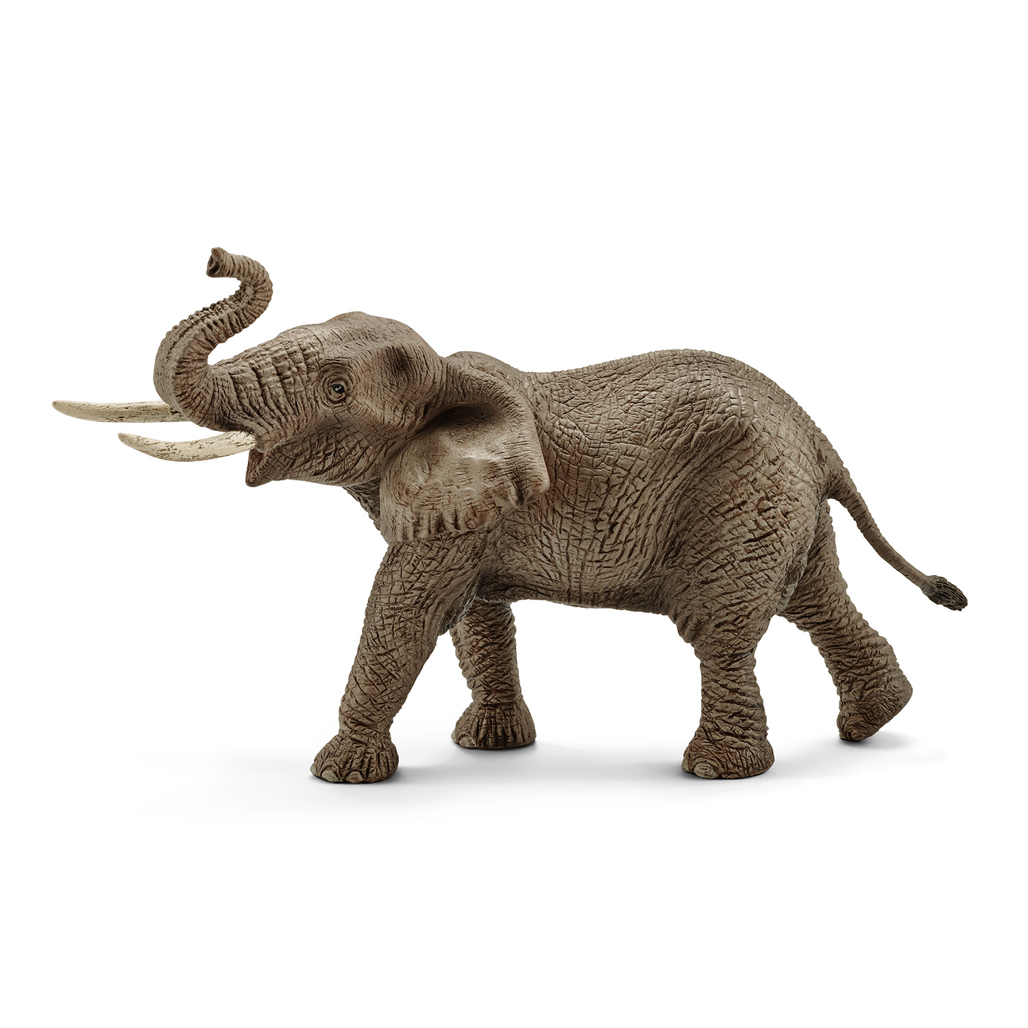 Figurina Schleich  Wild Life Africa - Elefant african, cu trompa ridicata, mascul