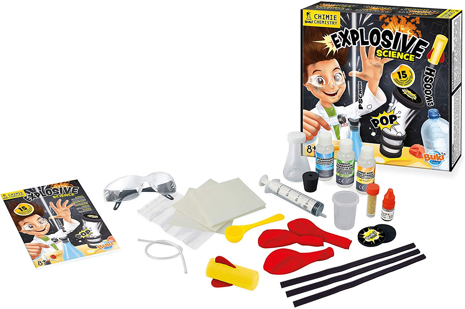 Set de experimente  Buki Sciences - Explozie stiintifica