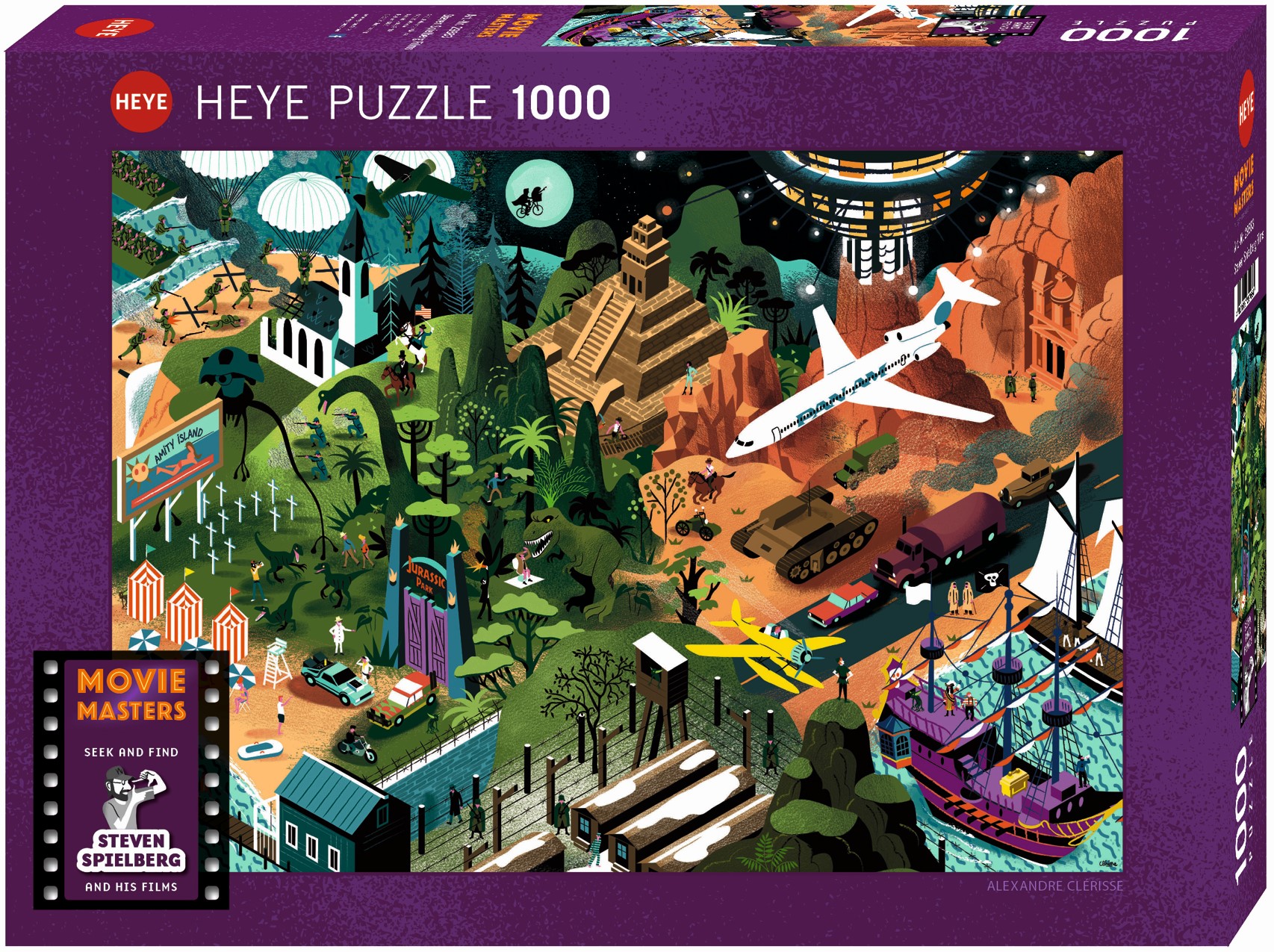 Puzzle Heye din 1000 de piese - Filmele lui Steven Spielberg, Alexandri Clarice