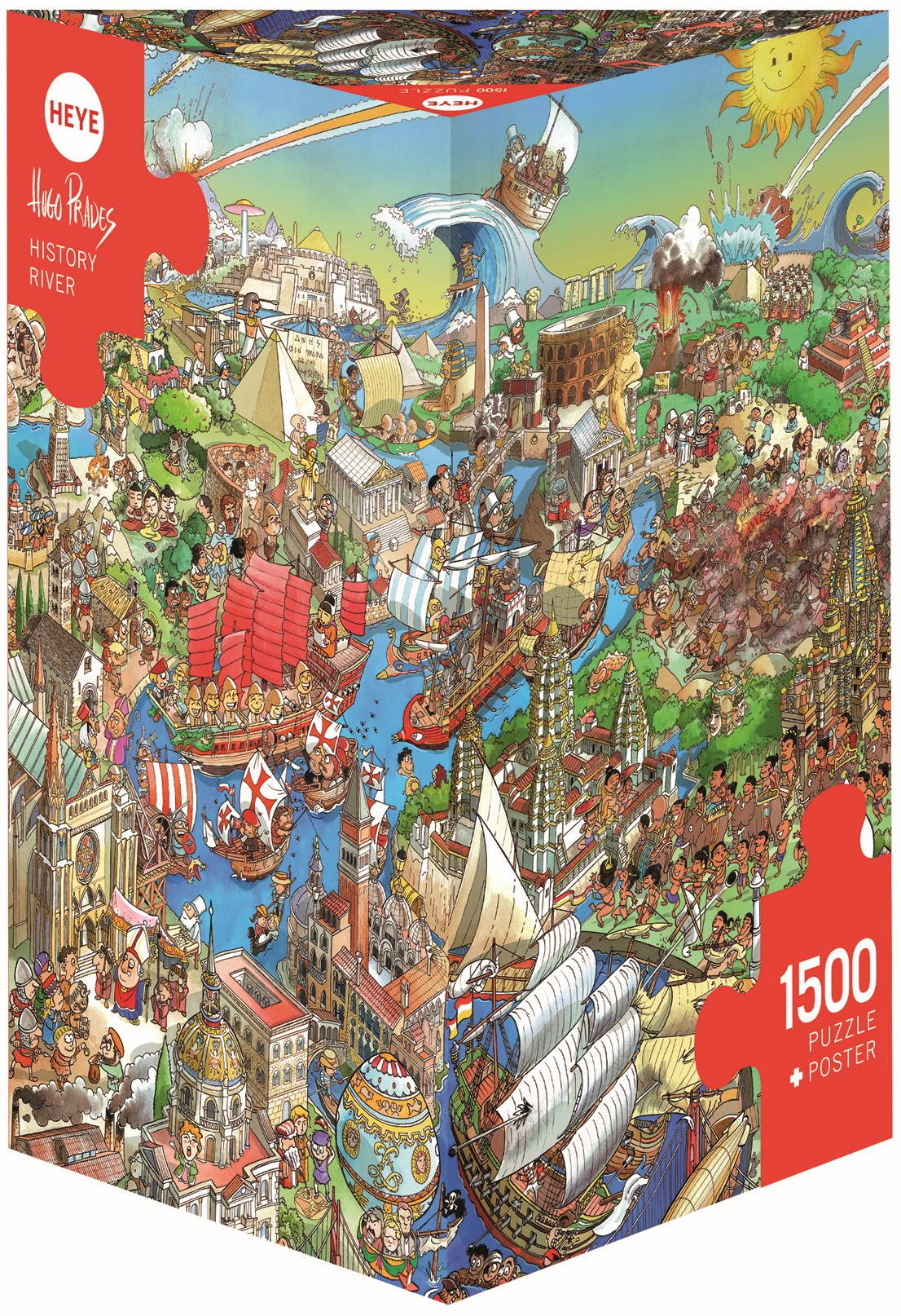 Puzzle Heye din 1500 de piese - Istoria raului, Hugo Prades