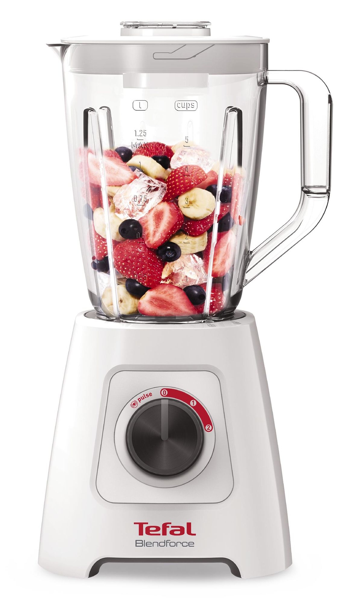 Blender Tefal  - BL420131, 2 l, 3 viteze, 600W, alb