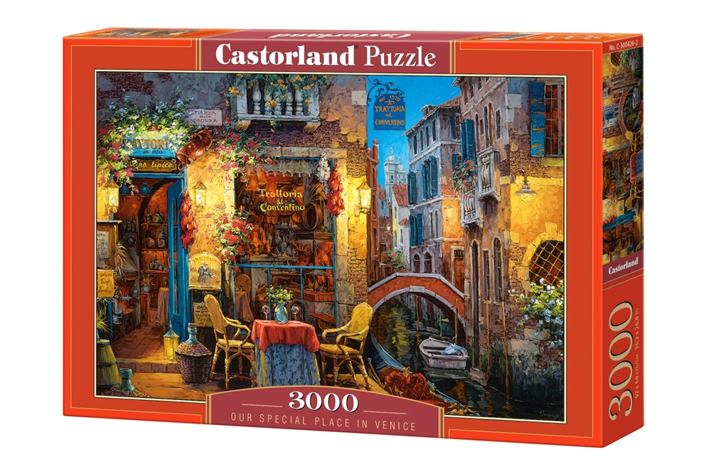 Puzzle Castorland din 3000 de piese - Locul nostru favorit in Venetia