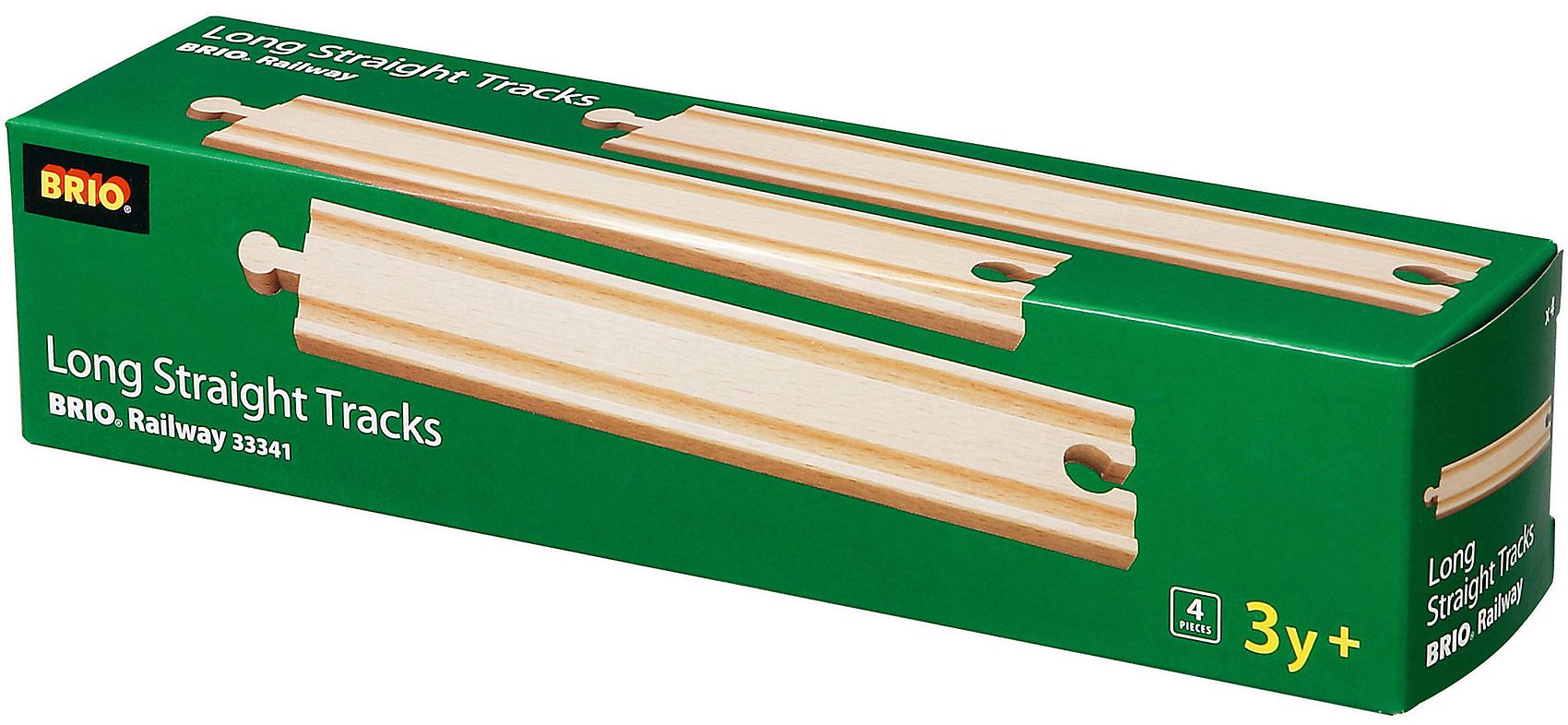 Accesoriu feroviar Brio - Sine, drepte, 4 bucati x 21.5 centimetri