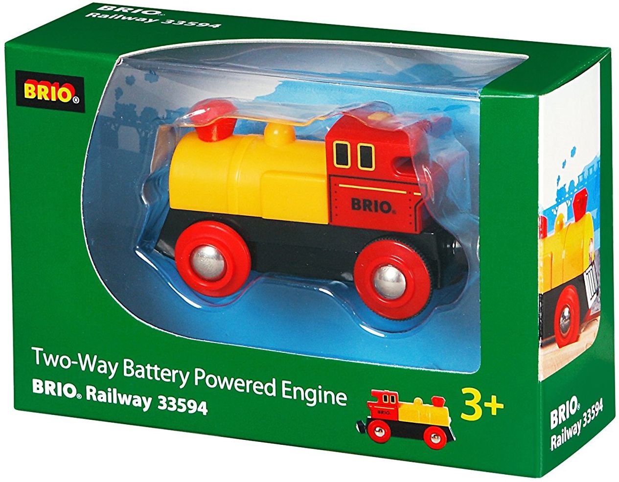 Accesoriu feroviar Brio - Locomotiva retro, luminoasa