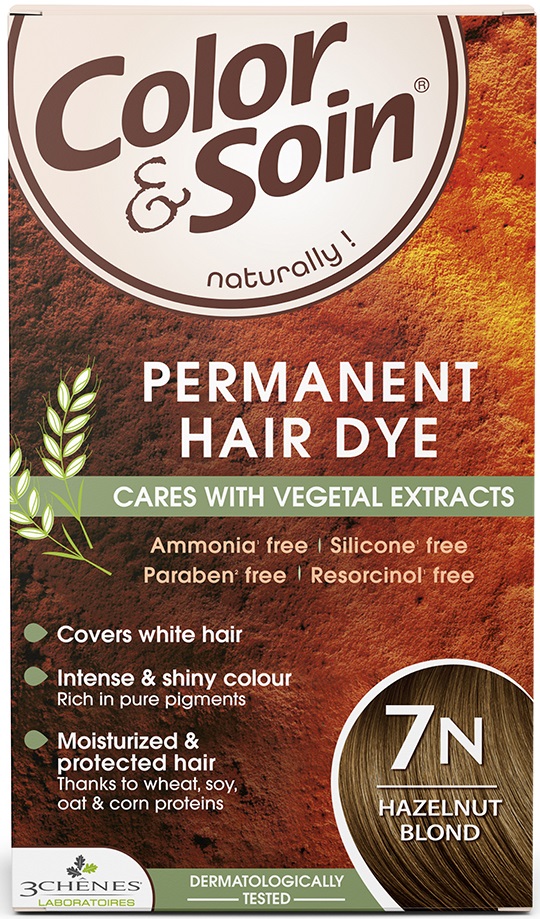 3 Chenes Color & Soin Vopsea de păr, 7N Culoare blond alun