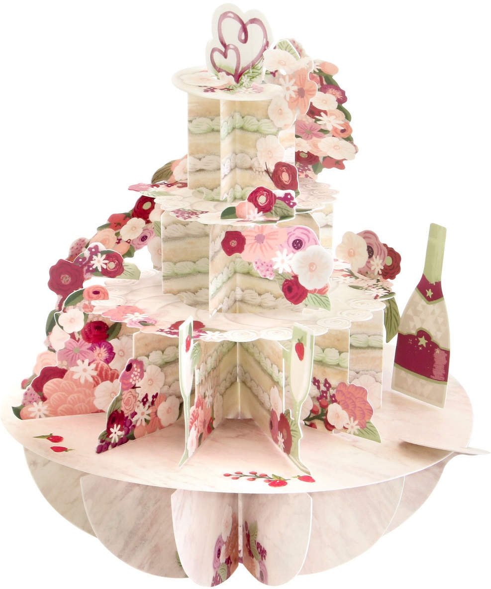 Felicitare 3D Santoro Pirouettes - Cut the Cake