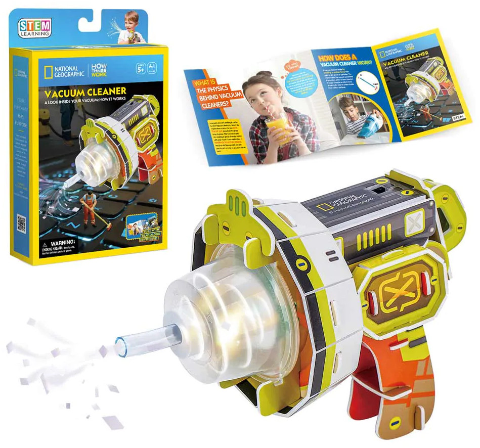 3D Puzzle Cubic Fun din 31 piese- Aspirator