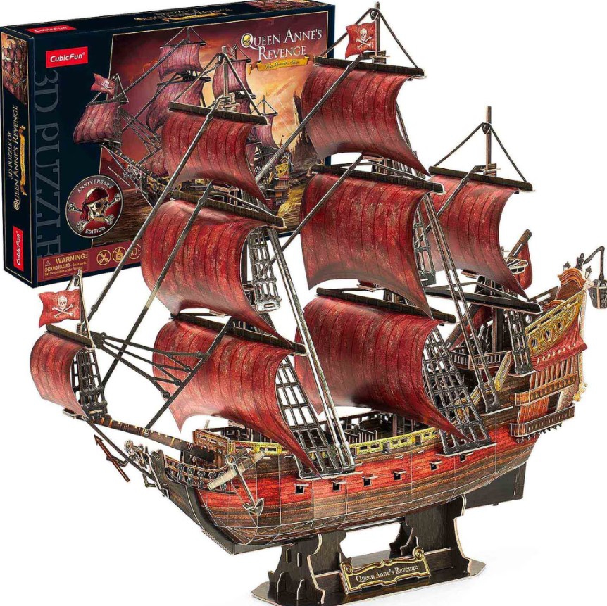 3D Puzzle Cubic Fun din 391 piese- Răzbunarea Reginei Anne