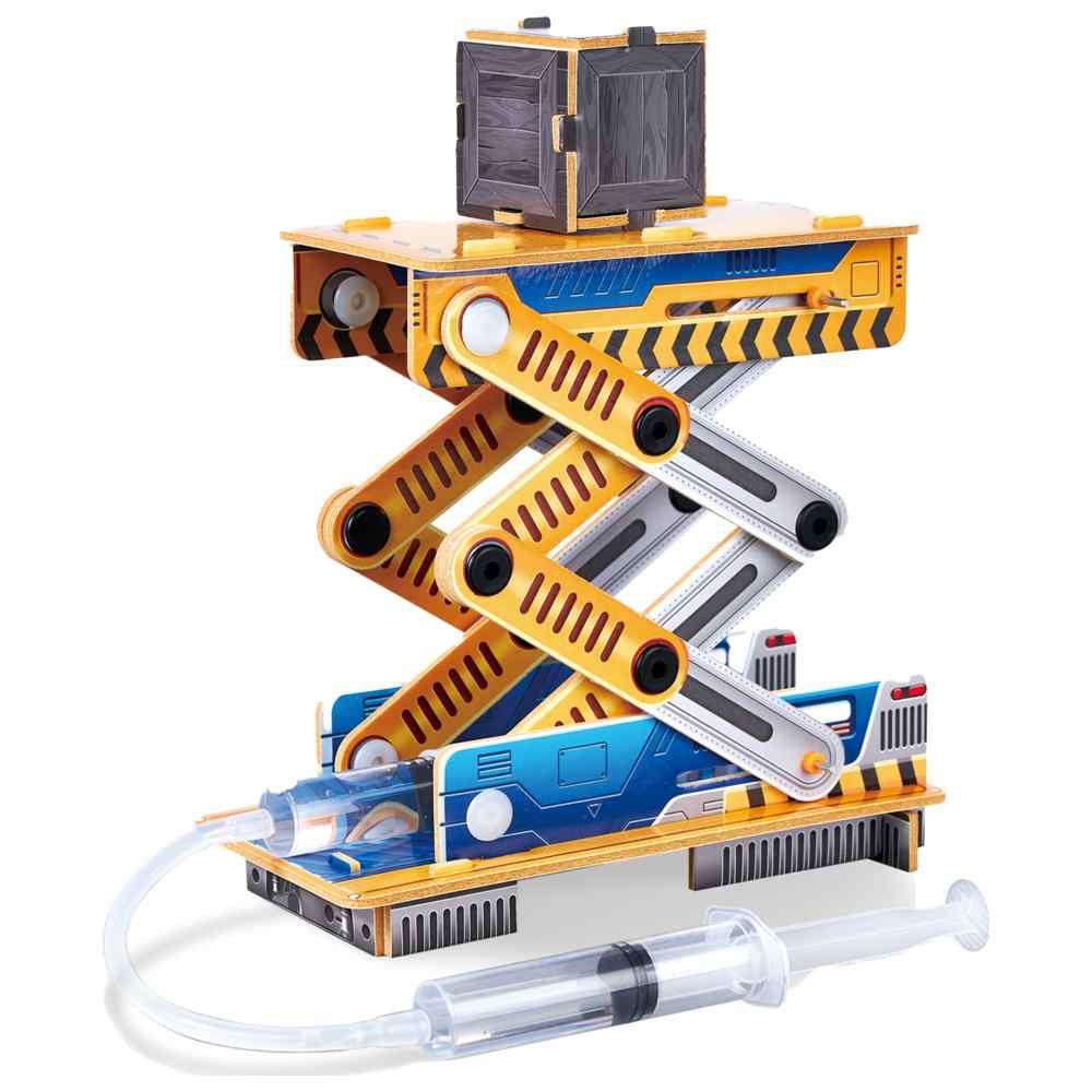3D Puzzle Cubic Fun din 49 piese- Lift hidraulic
