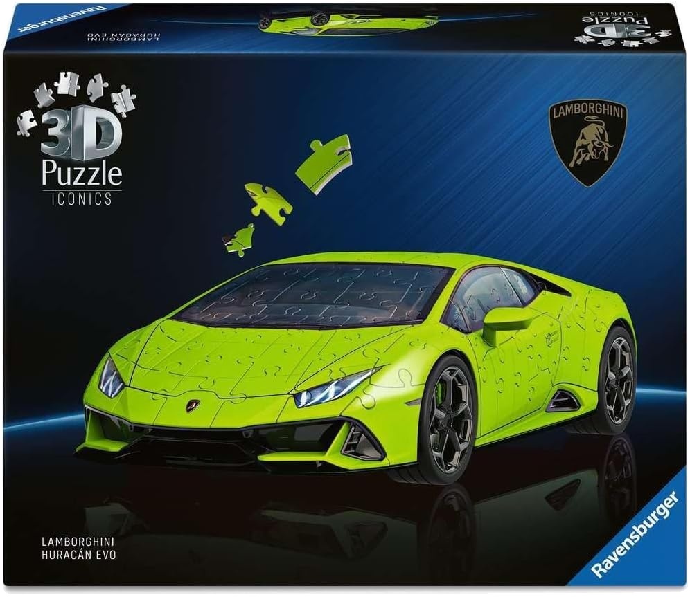 Puzzle 3D Ravensburger din 108 piese - Lamborghini Huracan Evo