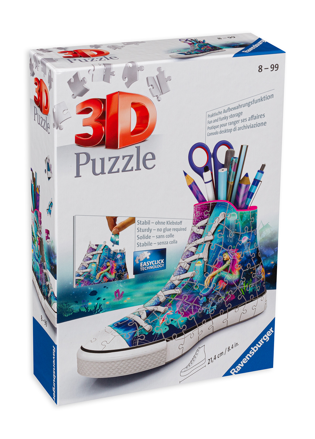 3D Puzzle Ravensburger din 108 de piese - Sneaker