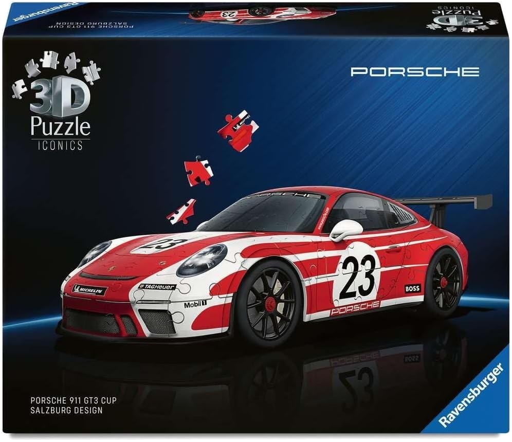 3D Puzzle Ravensburger din 108 piese - Porsche 911 GT3