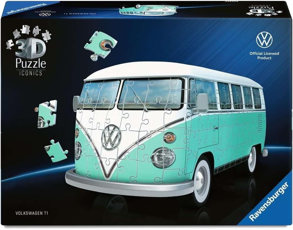 3D Puzzle Ravensburger din 185 piese - Volkswagen T1