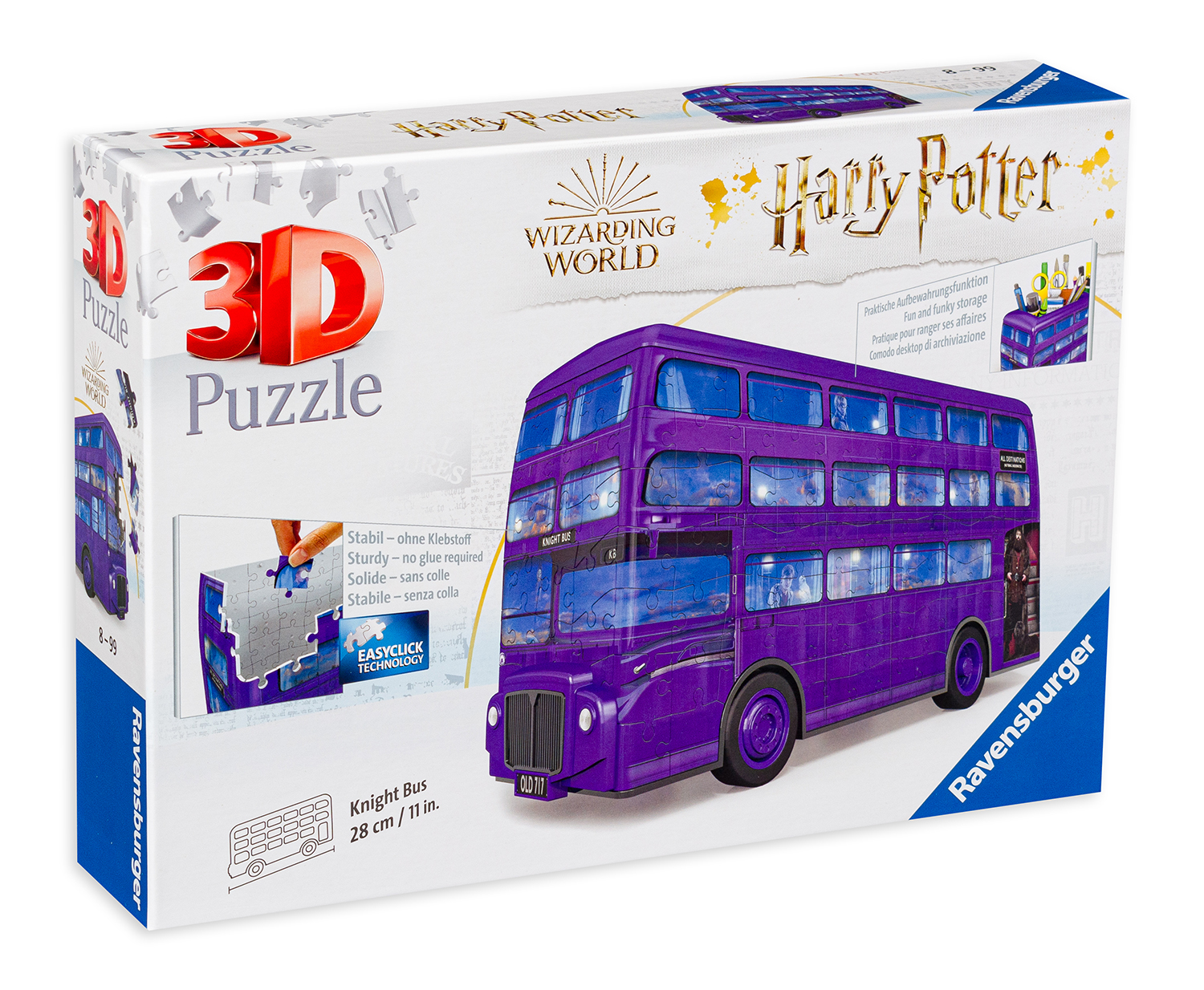 Puzzle 3D Ravensburger din 216 de piese - Harry Potter Knight Bus