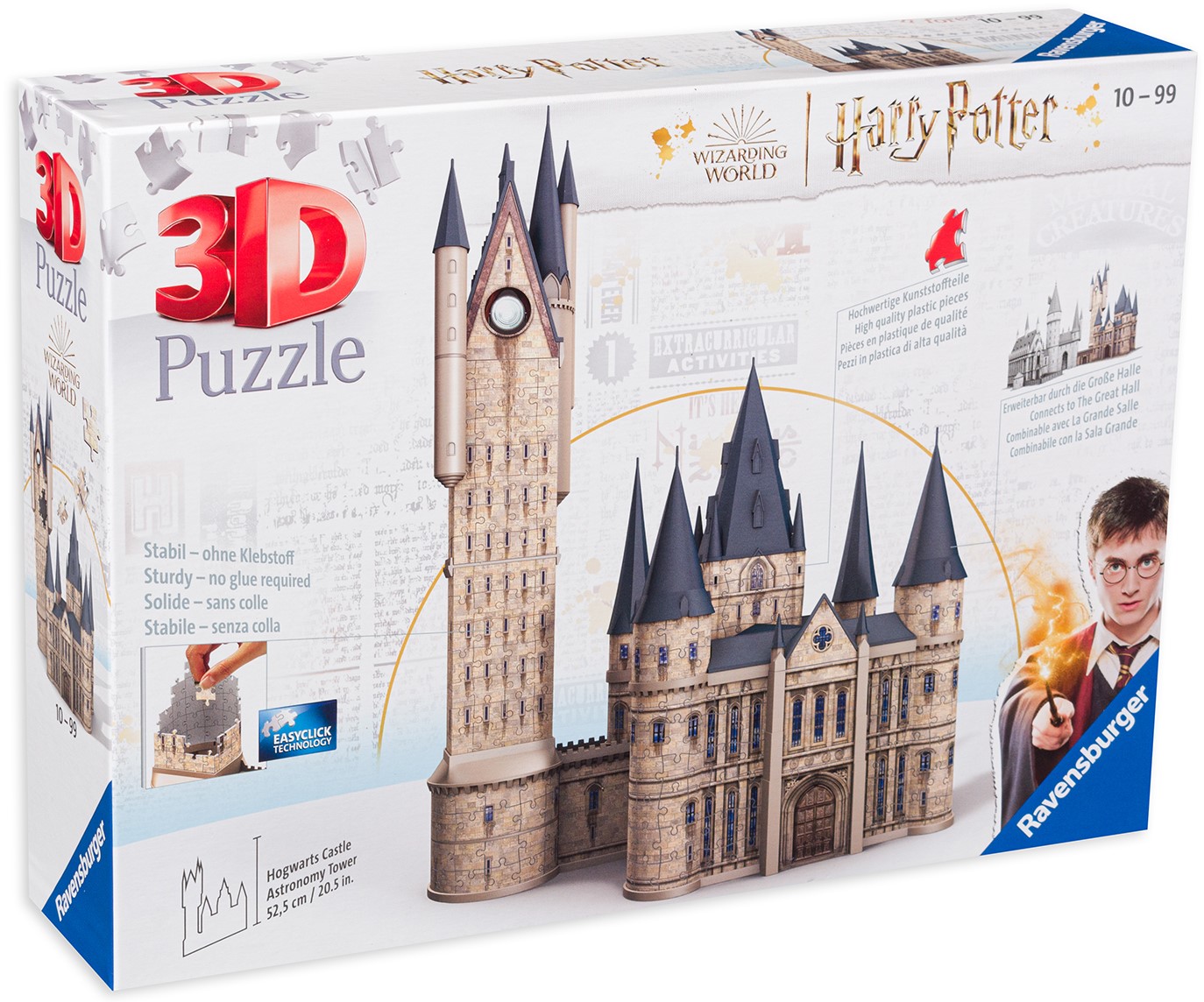 Puzzle 3D Ravensburger din 540 de piese - Castelul Hogwarts, Turnul de Astronomie