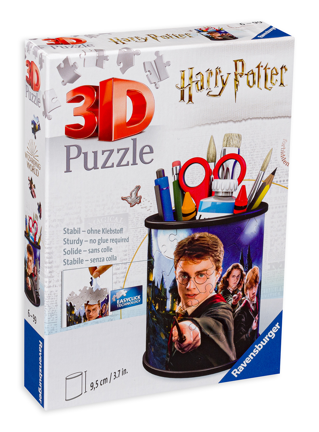 Puzzle 3D Ravensburger din 54 de piese - Pencil Pot Harry Potter