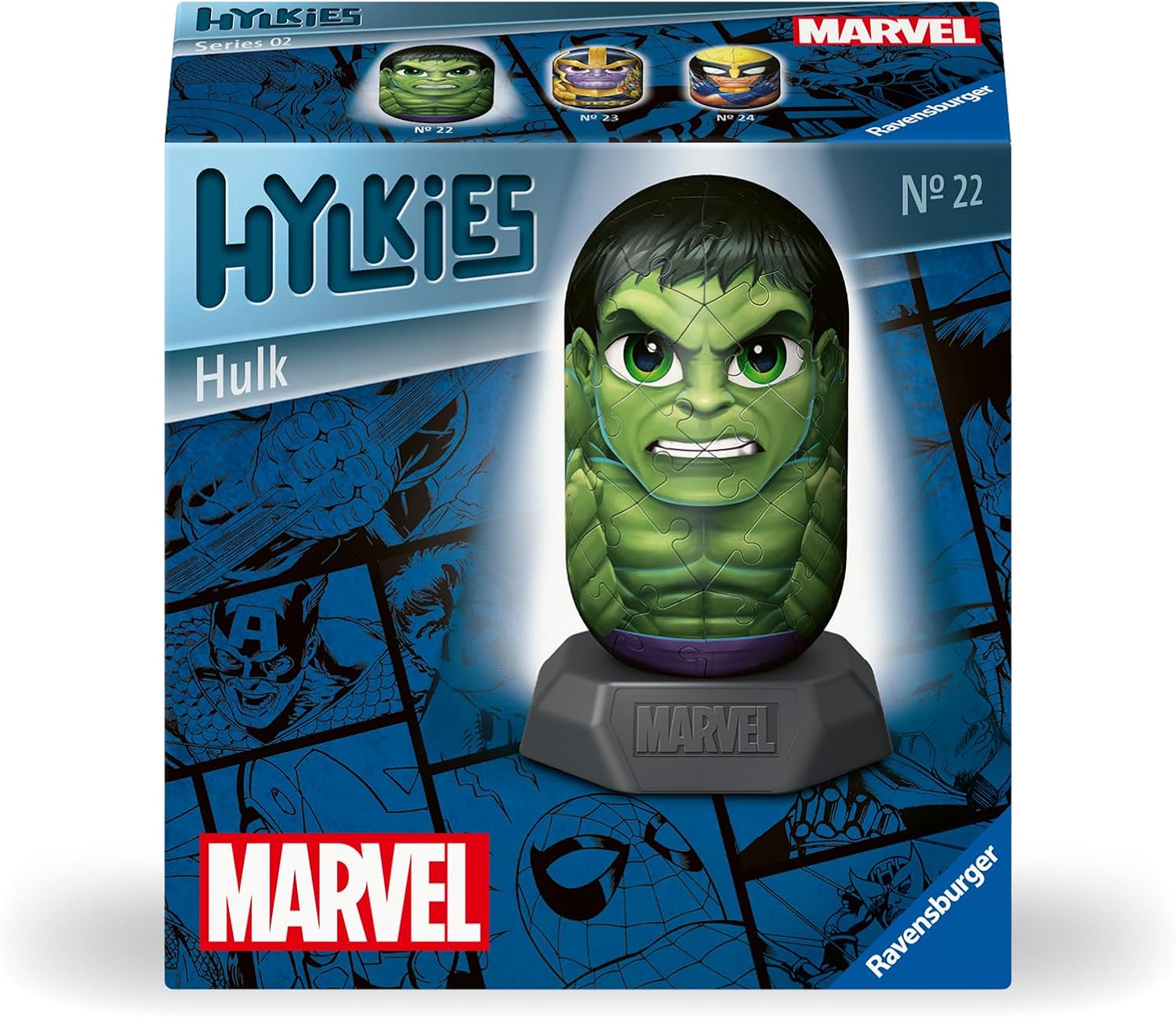 Puzzle 3D Ravensburger din 54 piese - Marvel: Hulk