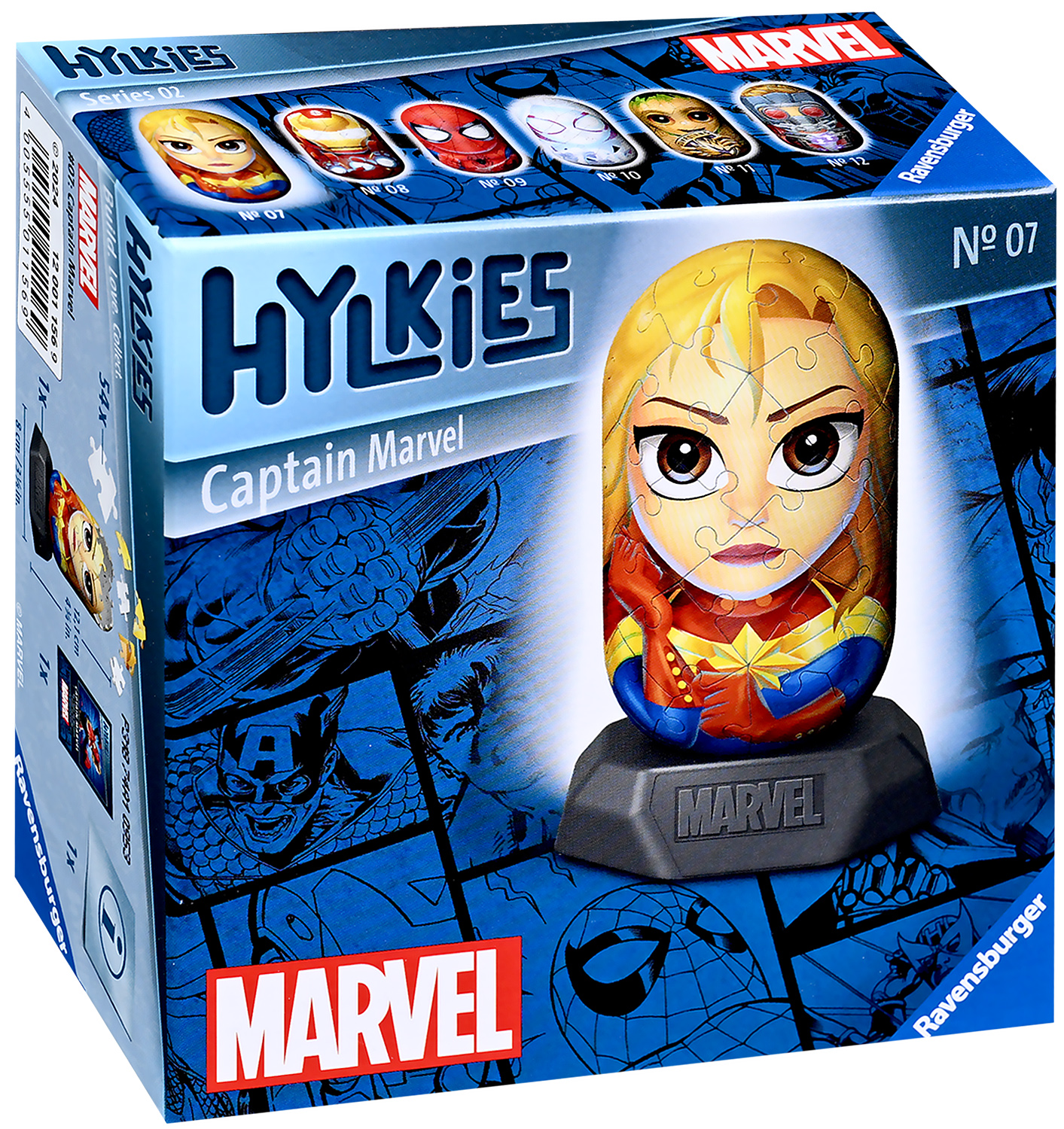 3D Puzzle Ravensburger din  54 piese - Marvel: Căpitanul Marvel