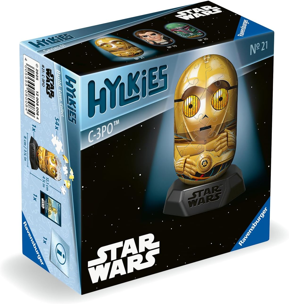 Puzzle 3D Ravensburger din 54 piese - Războiul Stelelor: C3PO