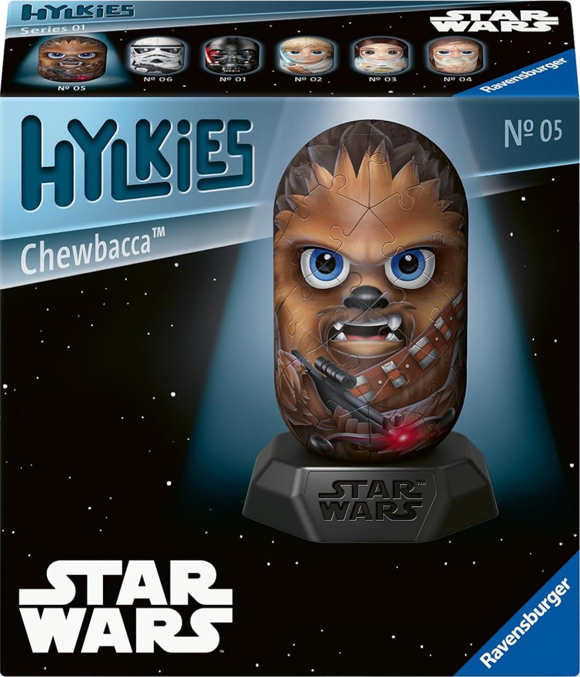 3D Puzzle Ravensburger din 54 piese - Războiul Stelelor: Chewbacca
