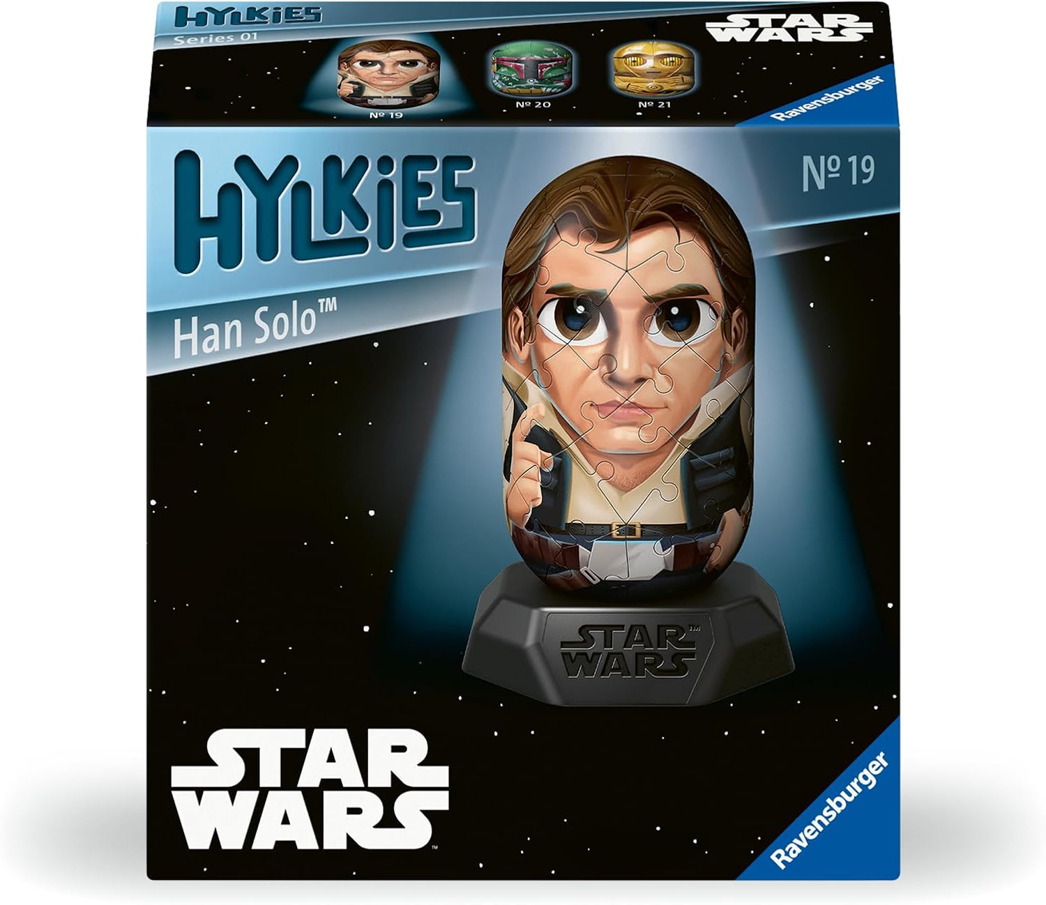 Puzzle 3D Ravensburger din 54 piese - Războiul Stelelor: Han Solo