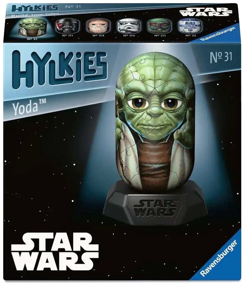 3D Puzzle Ravensburger din 54 piese - Războiul Stelelor: Yoda