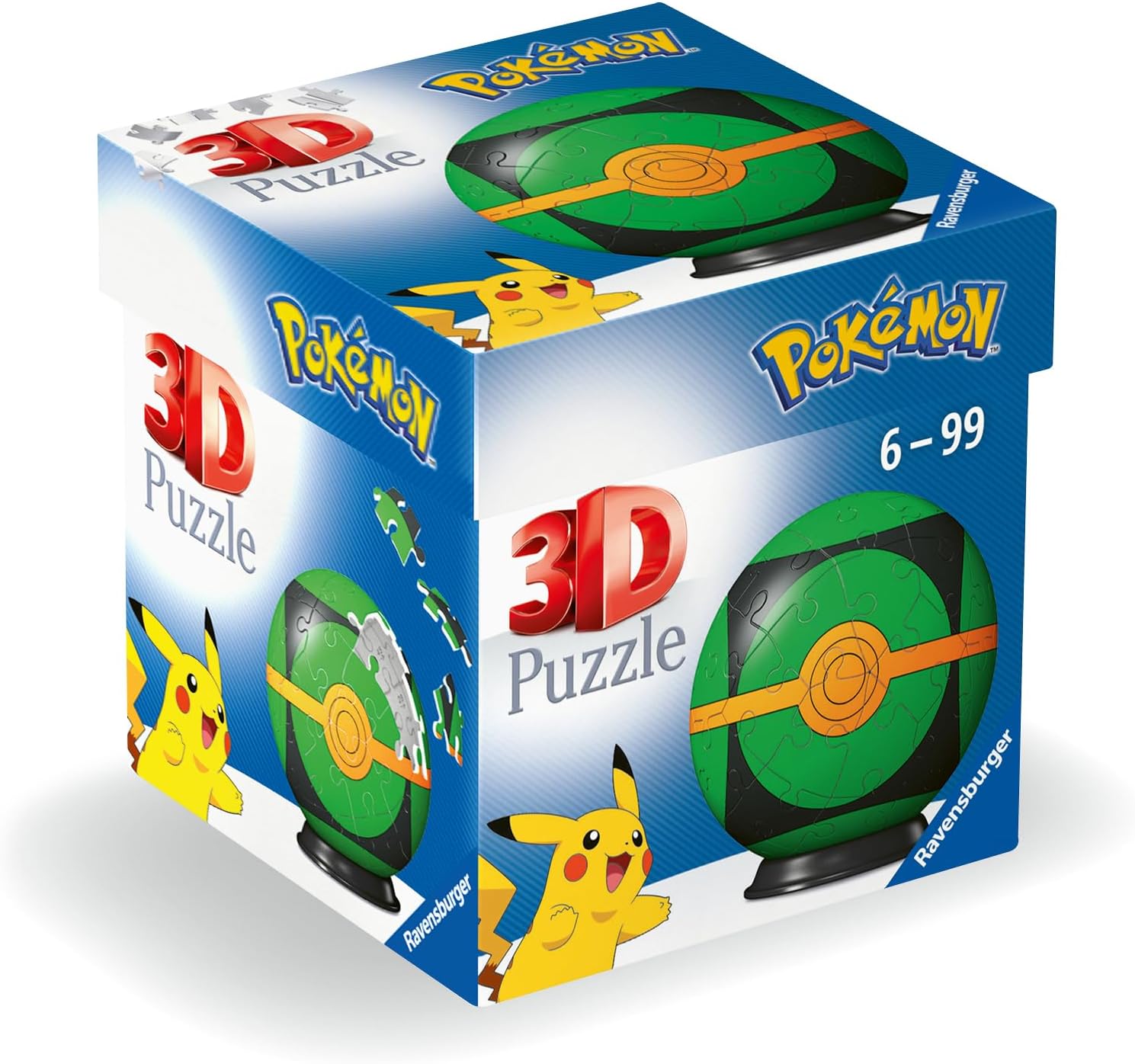 Puzzle 3D Ravensburger din 54 piese - Pokemon: Dusk Ball