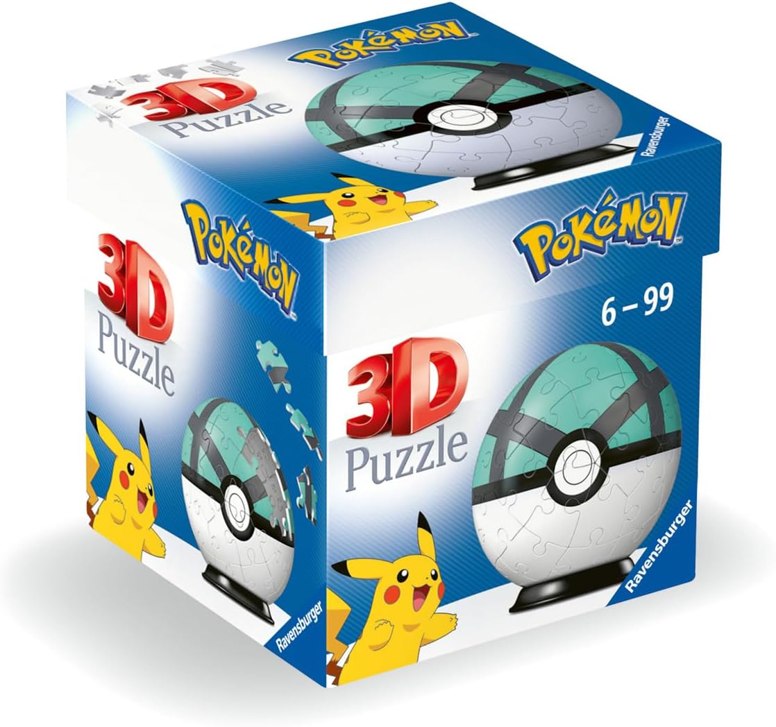 3D Puzzle Ravensburger din 54 piese - Pokemon: Net Ball