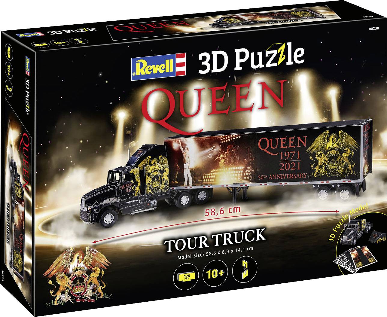 Puzzle 3D Revell - Camion de turnee pentru Queen