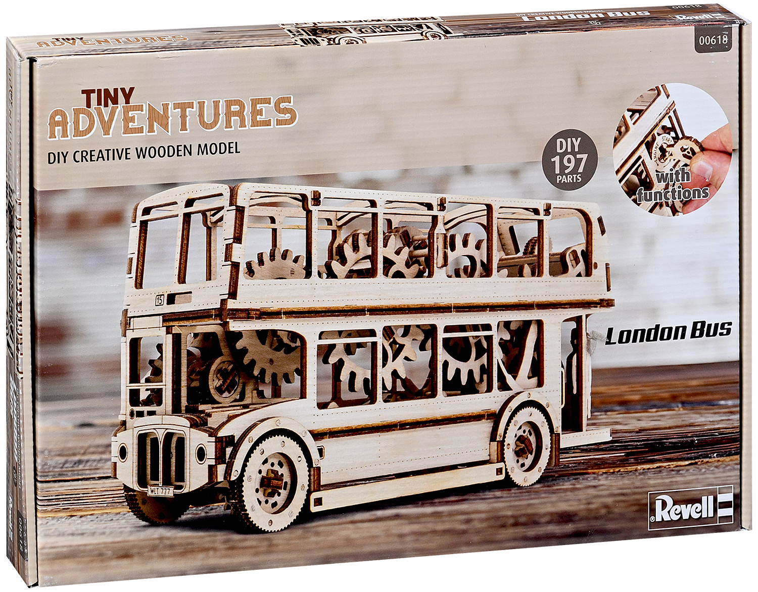 3D Puzzle Revell din 197 piese - Autobuzul din Londra